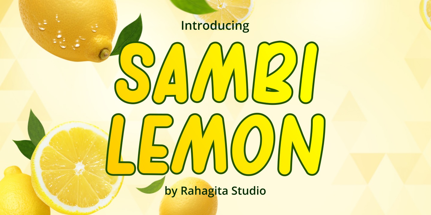 Przykładowa czcionka Sambi Lemon #1